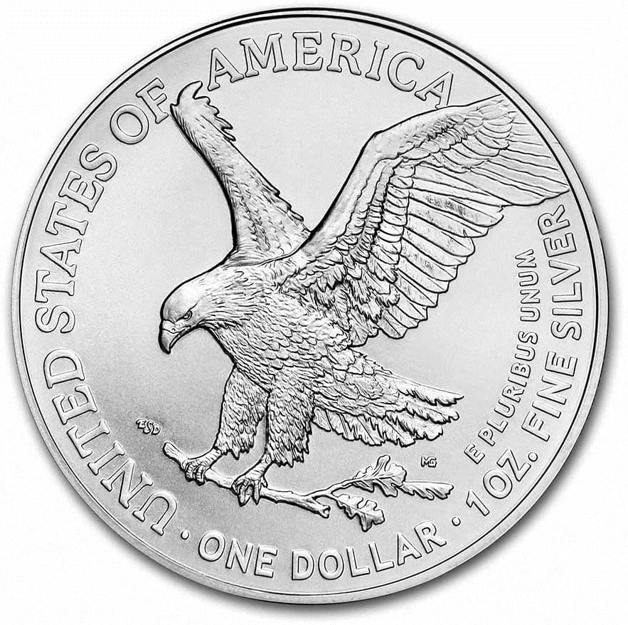 2 елемента 2022 Американската Сребърна Монета с Орел Американска са подбрани Монета на САЩ Възпоменателна Монета на САЩ Занаяти Магазини
