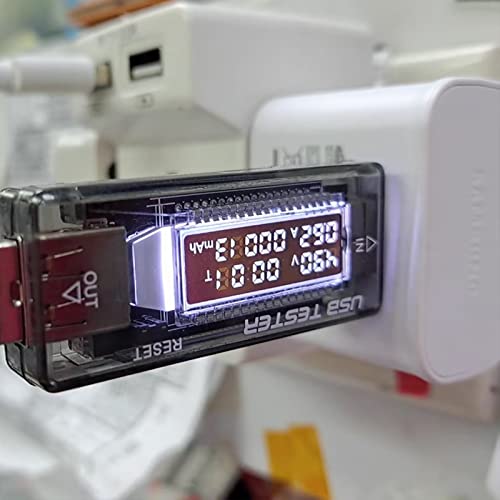 USB Тестер мощност от Измерване на Напрежение, Ток Капацитет 4-20 В 3A Тестови и Зарядни устройства, Кабели