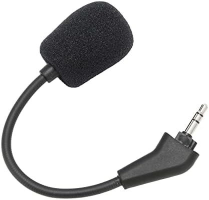 Преносимото слот микрофон ASHATA, разменени слот микрофон с шумопотискане 3,5 мм Corsair HS50 HS60 HS70 HS70 SE, барабани микрофон