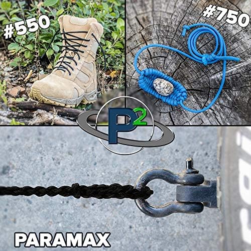 Планета Паракордов 95, 275, 325, 425, 550, 750, и паракорд para-Max Paracord – различни едноцветни цветове – кабели на Разположение на американското