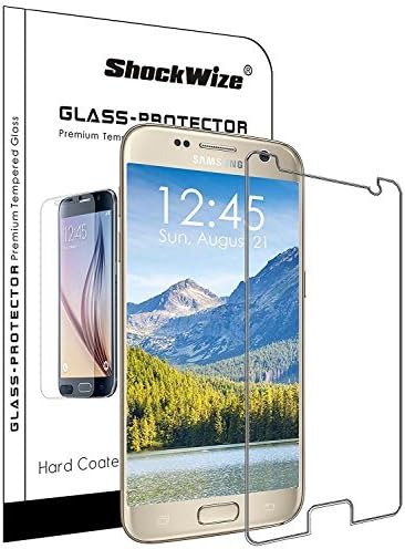 ShockWize [1 опаковка] [Закалено стъкло]. 3 мм-Тънък балистични екран премиум-клас от истинско стъкло за Samsung Galaxy S9, прозрачен