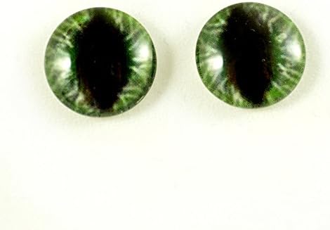 16 мм Стъклени Кабошоны с Зелени Очи на Дракона за Фантазийных Художествени Куклено Таксидермических Скулптури или Производство