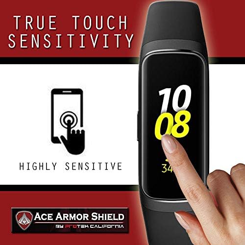 Ace Armor Shield (8 опаковки) Водоустойчив защитен филм на премиум HD, съвместима с Samsung Galaxy Fit watch (.95) 2019