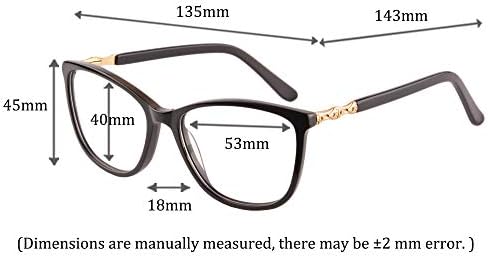 Компютърни очила за четене със сини светофильтрами MEDOLONG Против Fatigue-LH396(C1, антисиний, 225)