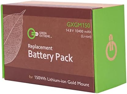 Литиево-йонна батерия Green Extreme с капацитет 150 Wh със златен стена