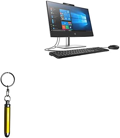 Стилус за HP ProOne 600 G6 (21,5 инча) (Stylus Pen от BoxWave) - Капацитивен стилус Bullet, Мини-стилус с линия за ключодържател за HP ProOne