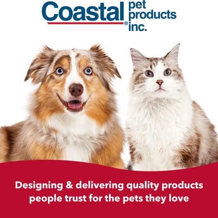 Coastal - Маслоу - Купа за кучета с нескользящим, отпечатан от неръждаема стомана, неръждаема стомана, 16 унции (2 чаши) - 2 опаковки