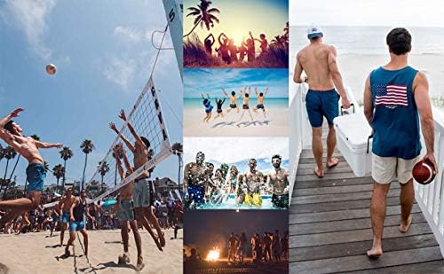 Мъжки Летни Ежедневни Топене PAUFOGA, Модерни Плажни Шорти С 3D Принтом, Плажни Панталони