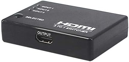 HDMI Матричен Превключвател, 3 Порта 1080 P Видео Сплитер HDMI Превключвател Превключвател HDMI Превключвател за Управление на Remoto IR para HDTV PS3 DVD