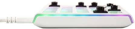 Комплект за механична клавиатура KINESIS Gaming TKO Barebones Kit | Стандартна подредба 60% Hotswap | Бяла метална плоча | двойна зона RGB | Преносима USB-C | Допълнителна Разделени Клавиш з