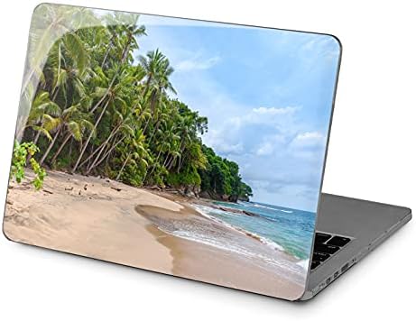 Твърд калъф Lex Altern е Съвместим с MacBook Air 13 Mac Pro 15 инча Retina 12 11 2020 2019 2017 2018, Синя Дамски Тъчпад, Тропически