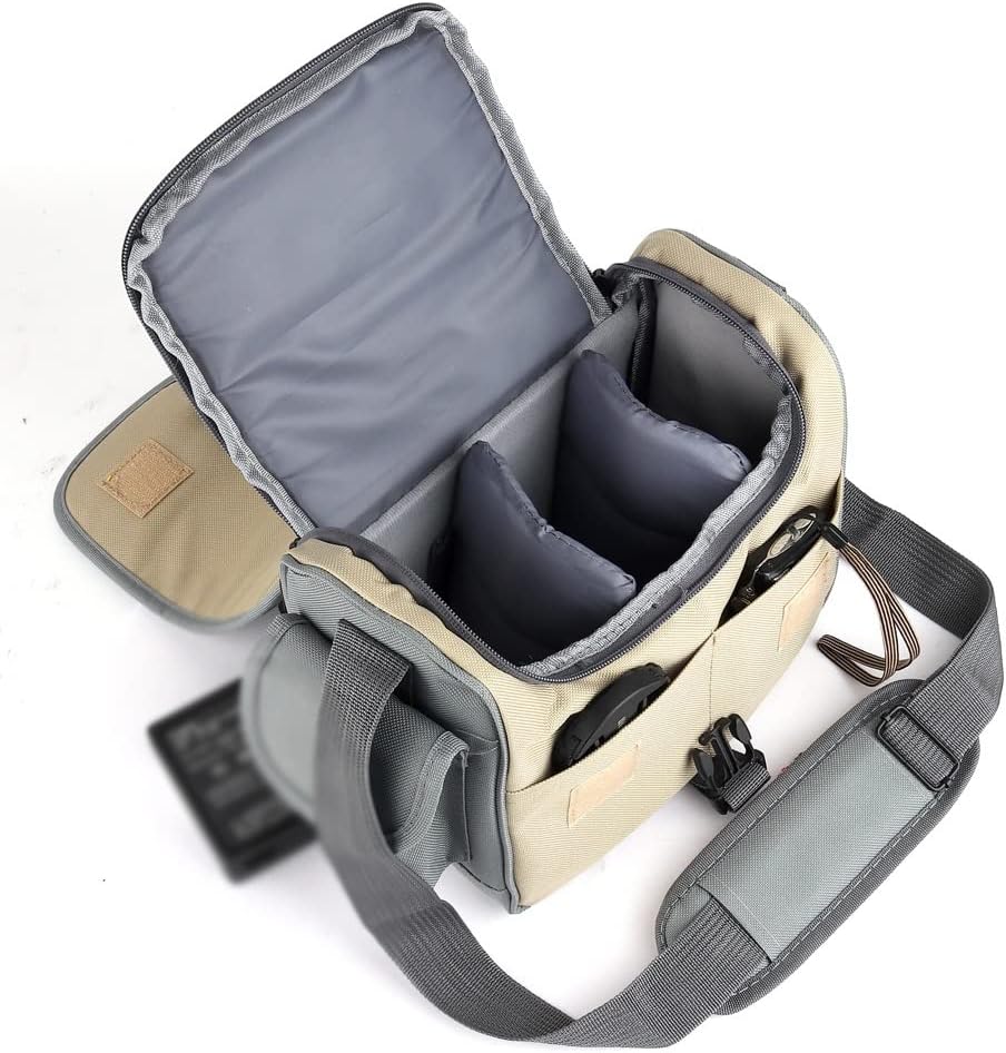 Чанта за slr камери FZZDP, Чанта за съхранение на камера, Професионален Раница за фотоапарати, чанта за фотография (Цвят: E, Размер