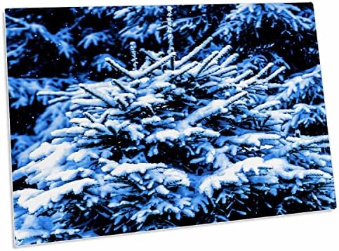 3росните Заснежените яде в зимната гора. Снеговалеж. - Подложки за настолни възглавници (dpd-328742-1)