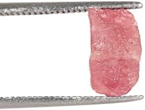 GEMHUB Естествен Розов Турмалин необработен Груб, Лечебен Кристал 2,10 Карата. Скъпоценен камък за Многократна употреба