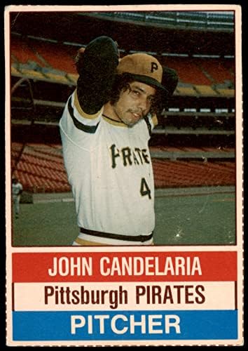 1976 Водещ 92 Джон Candelaria Питсбърг Пайрэтс (Бейзболна картичка) VG/EX Пирати