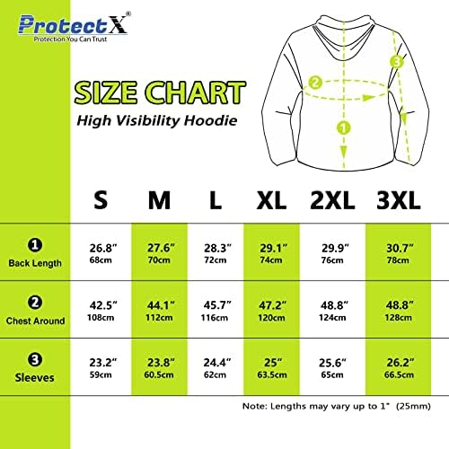 Лека hoody с дълъг ръкав ProtectX за защита от слънце с висока видимост, Бързосъхнеща Тениска с защита от Uv UPF 50+, Активна Облекло
