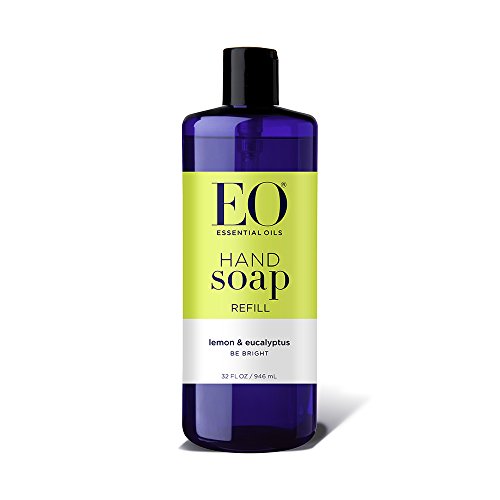 EO Botanical Течен сапун за ръце с добавянето на Лимон и евкалипт, 32 грама (опаковка от 2 броя)