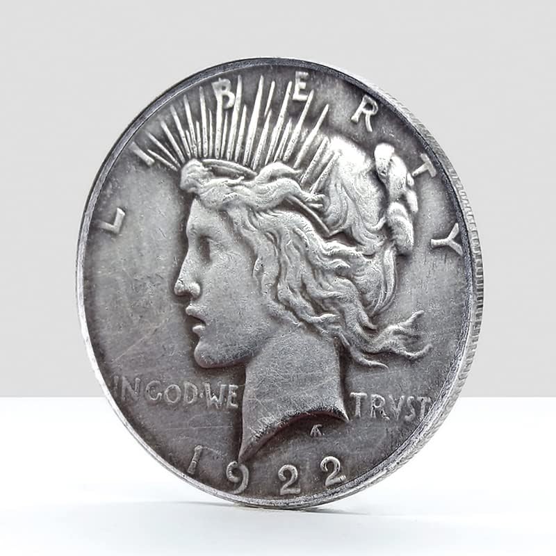 1922 Главата на Статуята на Свободата Медни монети Американски Монети в света Американски монети Колекция от Старинни занаяти