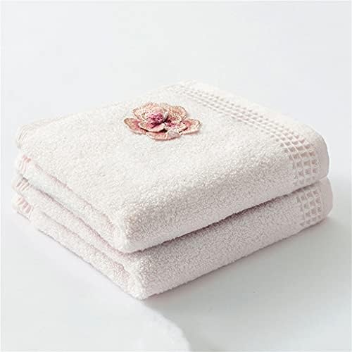 Памучни чаршафи TJLSS 2 опаковки тънки и леки кърпи за измиване на лицето, за мъже и жени, Меки Абсорбиращи кърпи за двойки (Цвят: C размер: