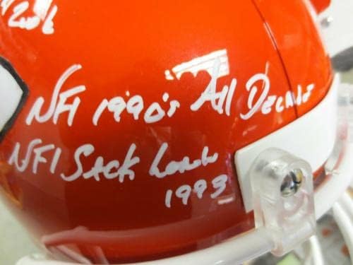 Нийл Смит, ръководители на Канзас Сити Подписаха Полноразмерную Копие Шлем JSA COA - Каски NFL с автограф
