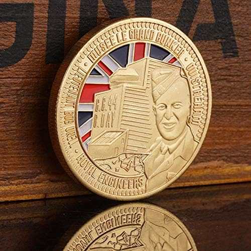 Обединената Киндом Кралския Инженеринг Меч Плажната Сувенирни Монети Златна Възпоменателна Монета