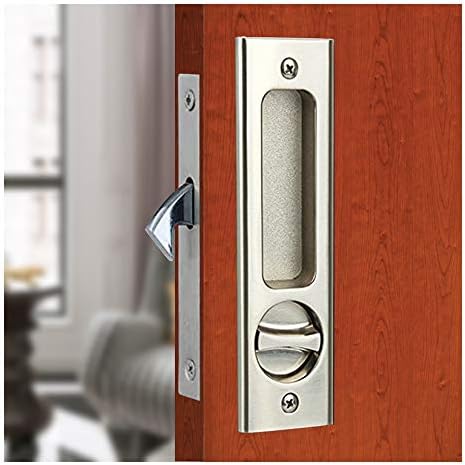 LWZH 6,3 Матово Сребро Джобен Система за Заключване на вратите За Уединение, Невидима Вградена Дръжка-Бравата е с Ключ, брава