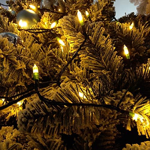 Коледни светлини, Гирлянди LOENDE, захранван С батерии от 18 метра 50 светодиоди 8 Режима на Мини Лампа на Улицата Венец с Таймер за Парти