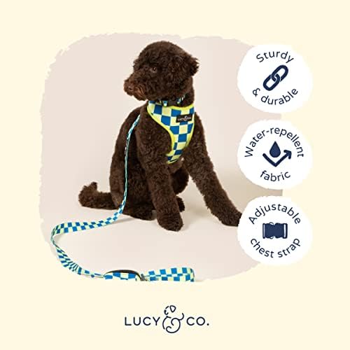 Lucy & Co. Приятен ден, Реверсивная шлейка, Причина за ходене - най-Добрите дизайнерски колан за големи кучета - Регулируема жилетка