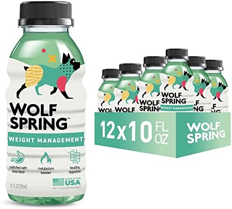 Течен topper за кучета Wolf Spring за отслабване (12 опаковки) - Превърнете всяка храна в диетата храна за кучета или храна за кучета
