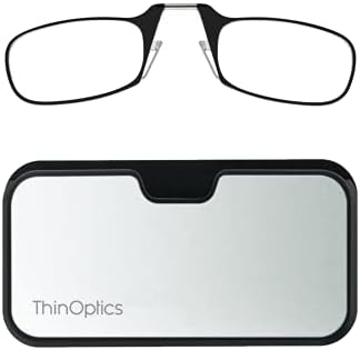 Универсален калъф-капсула ThinOptics и правоъгълни очила за четене Readers