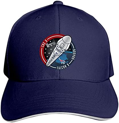 Бейзболна шапка с логото на DENOU Spacex, Мъжка бейзболна шапка възстановяване на предишното положение, Миещи Регулируеми Женски Рибарски