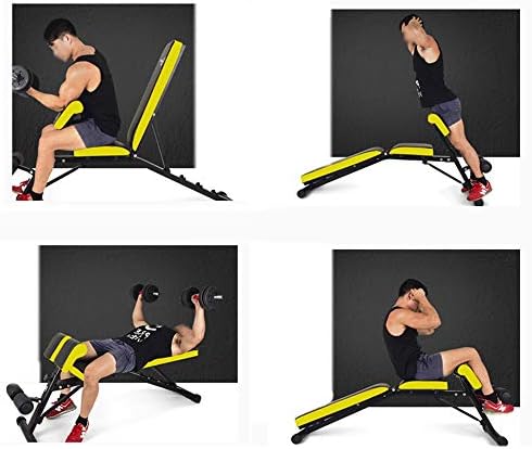 DUXX Тренировка Bench - Многофункционална Професионална Пейка с гири за Клекове Дъска за лег за домашен Фитнес столове Мъжки Симулатор
