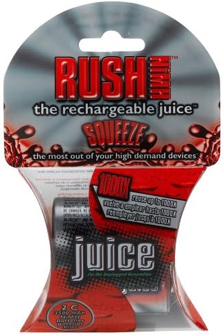 Батерии Juice Rechargeable NiMH, размер C, червена опаковка на 2 референтна рамка (опаковка от 2 броя)