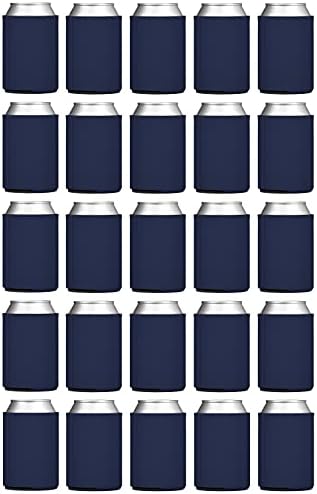 Охладители за консерви TahoeBay Bulk (100 опаковки) С празни поролоновыми втулками (тъмно синьо)
