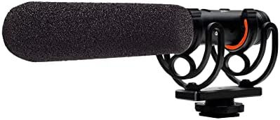 Digital enhanced Суперкардиоидный микрофон с ЦПУ (стерео /Пушка) с ръчен Dead Cat Wind, Съвместим с Panasonic HC-X1000