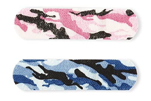 Тъканни превръзки Curad Камуфляжного розово-сини на цвят, 25 парчета (опаковка от 6 броя)