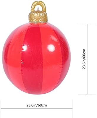 ABOOFAN 4 бр. Украсени с празнична гигантски PVC Декоративен Коледен коледен хит на Открито Огромен за Външни Декорации балон Надуваем