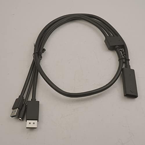 Интерфейсен кабел за VR-слушалки 3 в 1 за компютърни игри или виртуална реалност, съвместим с Valve Index (дължина-0,9 м)