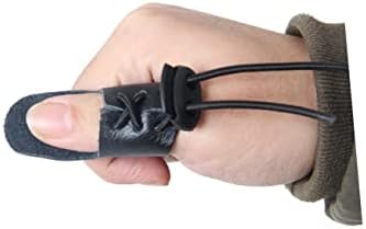 INOOMP 1 Комплект Защитно оборудване за стрелба с Лък, Защита на палеца, за Защита на нокти, Аксесоари за нокти, Защита на ръцете