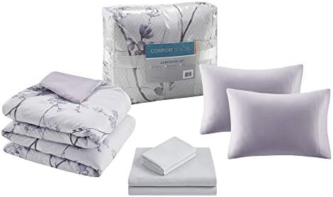 Comfort Spaces Bed in A Bag - Модно Уютно одеало Ежедневна дизайн, с Пълен комплект от чаршаф с частичен морски джоб, Всесезонное