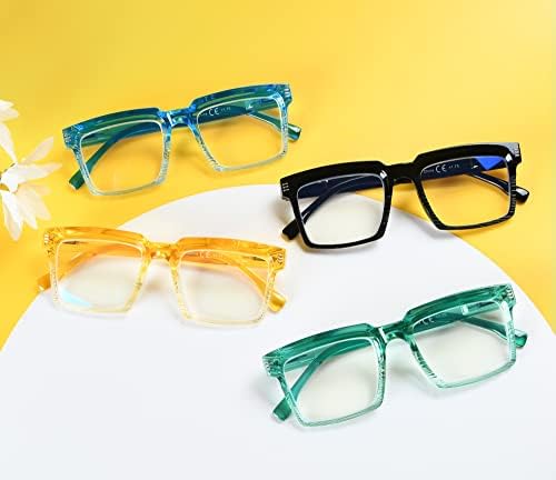 Дизайнерски очила за четене Eyekepper 4 в опаковка за Жени - Мода Ридеры голям размер