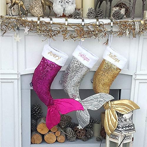 Коледни чорапи с чудесни животни KXCFCYS, Персонализирани подаръци, Зимни чорапи от Страната на чудесата (комплект от 3 теми)