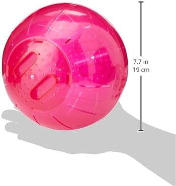 Пластмасова топка за джогинг Walter Harrisons Small Animal за хамстери и един gerbil - Средно - 18 см