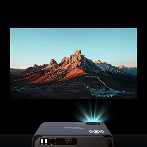 Проектор ZLXDP 1080p Td97 WiFi Android на цял екран Led видео проектор за домашно кино 4k Филм Cinema Smart Phone в прожектор (Цвят: