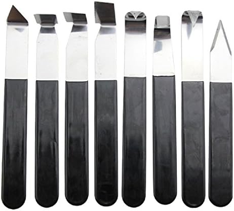 8 Опаковки Метален Нож За Рязане на Глина, Керамика Инструменти, Фаянс, Ръчни Инструменти, Художник На Украсата на изделията, колекция