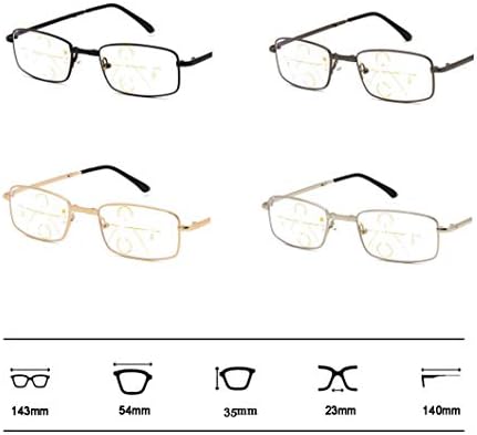 Сгъваеми Очила за четене SYTH Blue Light, Прогресивно мультифокальные Очила В Метални Рамки, Ультралегкие Преносими Удобни Ридеры