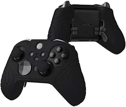 Противоскользящий силиконов калъф PlayVital Samurai Издание за 2-те основни безжични контролери за Xbox Elite, Ергономичен Защитен
