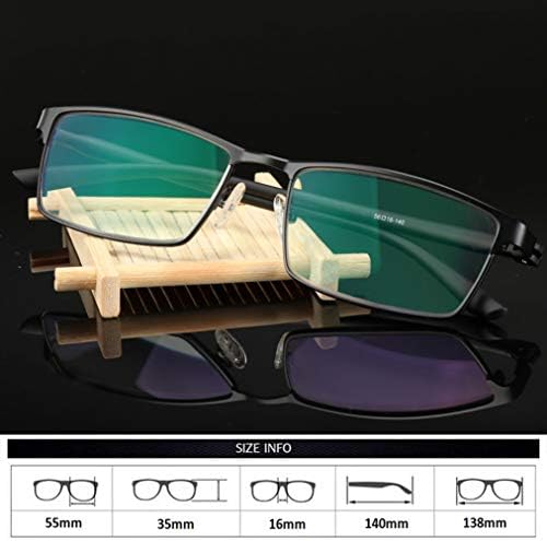 HORV Мъжки Класически Очила Преходен тип, Компютърни Очила За четене, Фотохромичните Тъмно-Сиви Очила, Сини Светофильтрующие Очила