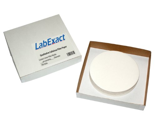 Висококачествена Целлюлозная Филтърна хартия LabExact 1200236 марка CFP2, 8 микрона, 18,5 см (опаковка по 100 броя)