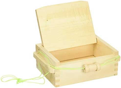 A.NET KOTOBUKIYA W-088 Дървена Кутия за храна A, Среден размер